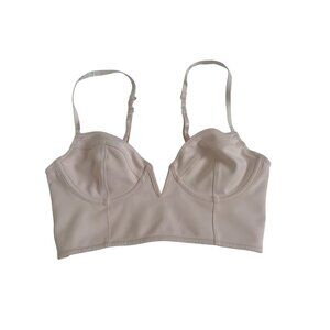 Free People Pink Convertible Light Pink Plunge Bra